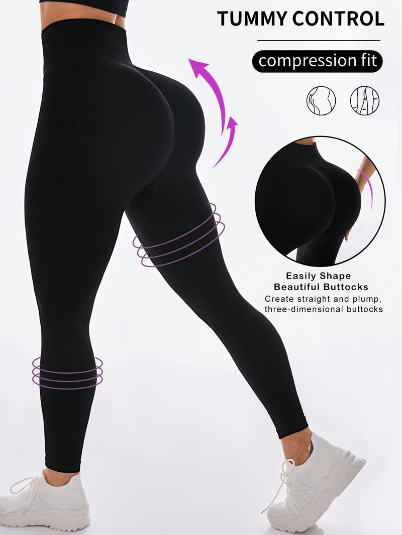 Ladies' Comfortable High Waisted Tight Leggings