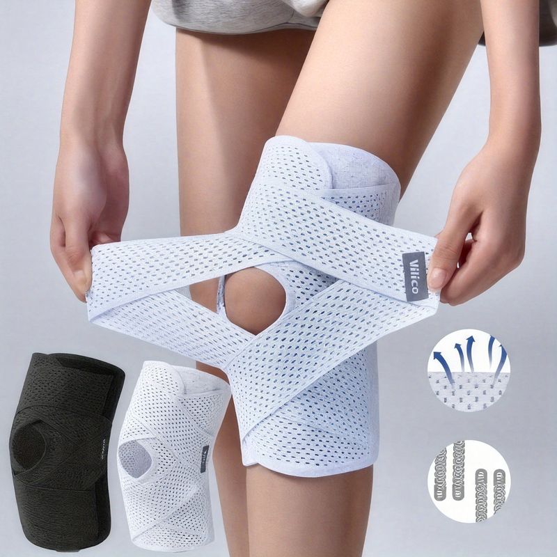Elastic Strap Sports Knee Brace